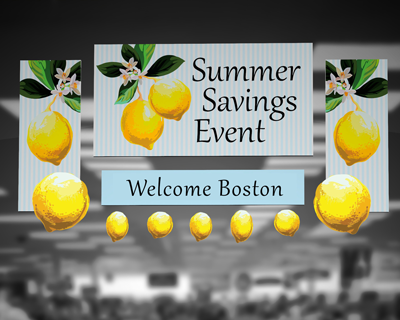 Aisle Overhead - Boston - Spring Lemons - Imagine