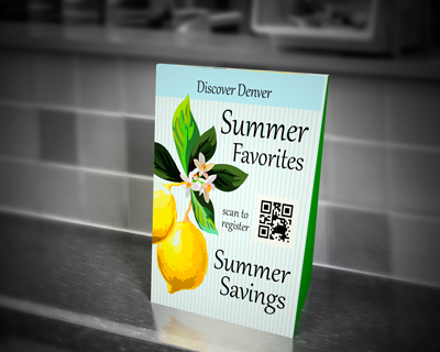 Countertop point-of-purchase - Spring Lemons - Imagine