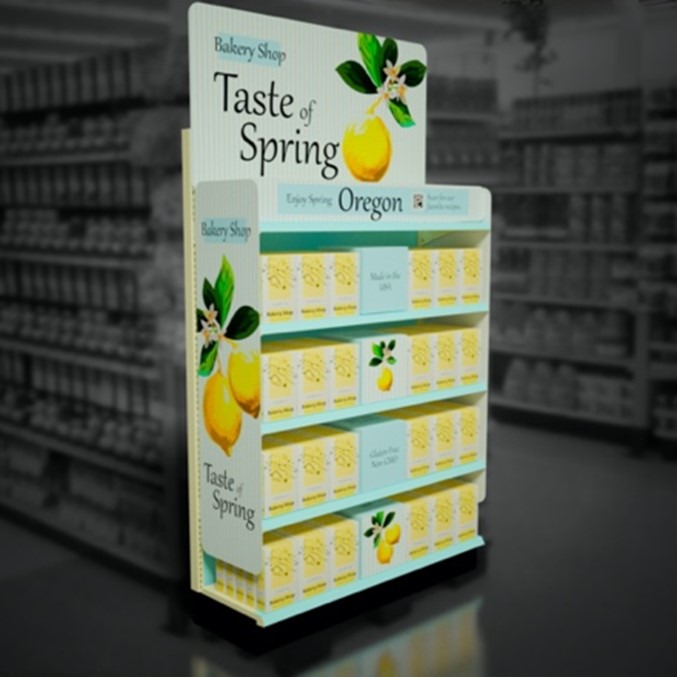 End cap displays - spring lemons - Imagine